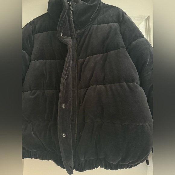 DKNY Velour Puffer Jacket - Picture 3 of 7